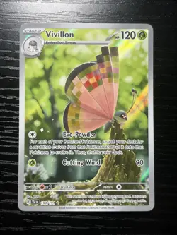 Vivillon 193/191 Surging Sparks Illustration Rare Pokemon TCG Card - Image 1