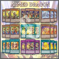 ARMED DRAGON DECK 27 | Blitz Flash Lightning LV10 White Thunder LV5 YuGiOh - Image 1