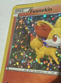 Pokemon TCG Fennekin McDonald's 2014 Promo Holo Basic Card 3/12 McDonalds Set - Image 5