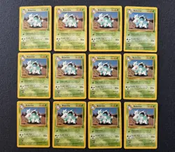 79-Card lot of Pokemon TCG Jungle Unlimited Grass Uncommons - Image 1