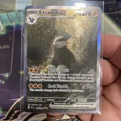 Excadrill EX 168/086 Black Bolt Sir Pokemon TCG Card Near Mint Condition - Image 1