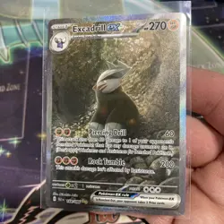 Excadrill EX 168/086 Black Bolt Sir Pokemon TCG Card Near Mint Condition - Image 2