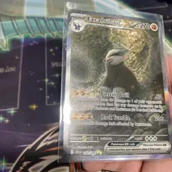 Excadrill EX 168/086 Black Bolt Sir Pokemon TCG Card Near Mint Condition - Image 5