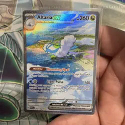 Pokemon TCG Altaria EX Holo Card Sv04: Paradox Rift 253/182 NM - Image 1