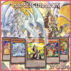 ARMED DRAGON DECK 27 | Blitz Flash Lightning LV10 White Thunder LV3 YuGiOh - Image 1