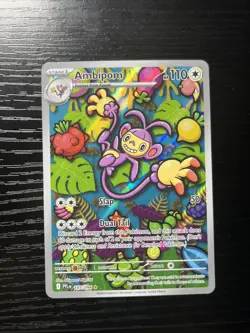 Pokemon Ambipom card 107/094 ME02: Phantasmal Flames Illustration Rare! N/M or M - Image 1