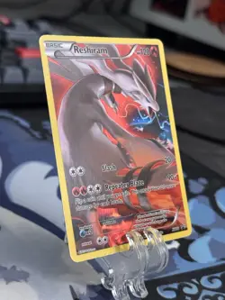 Reshiram XY74 XY Promo Full Art Holo Pokemon Card - LP - Image 2