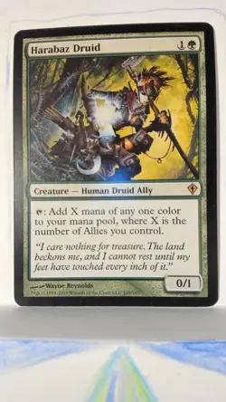 Harabaz Druid *regular *Worldwake #105/145 *NM *MTG - Image 1