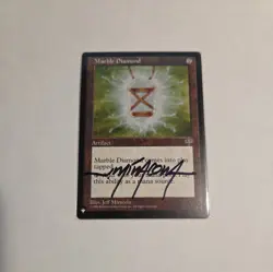 Magic the Gathering ~ Marble Diamond ~ The List Mirage ~ Signed by Artist - Image 1
