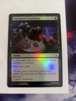 Corrupted Conviction Foil March of the Machine 98 NM MTG - Image 1