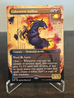 Colorstorm Stallion (Borderless) 0299 (R) MTG Secrets of Strixhaven (SOS) - Image 1
