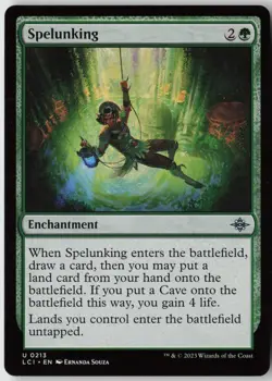 Spelunking (213) - Normal - The Lost Caverns of Ixalan (LCI) - NM - Image 1