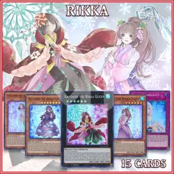 RIKKA DECK 15 | Cyclamen Erica Hellebore Kanzashi Fairy Tranquility YuGiOh - Image 1