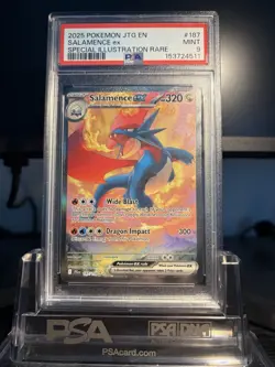 Pokemon TCG Salamence EX Journey Together Special Illustration Rare PSA 9 - Image 1