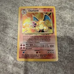 Pokemon TCG Base Set Charizard Holo Rare 004/102 Near Mint - Image 1