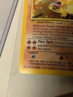 1999 Pokemon Base Set Charizard Holo 4/102, very nice - Image 3