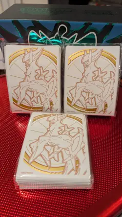 Lot Of 3 Pack Of (65) Arceus Brilliant Stars Pokemon TCG Standard Size Sleeves - Image 1