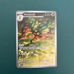Sawsbuck 092/086 White Flare Illustration Rare Holo - Pokemon TCG EN - Image 2