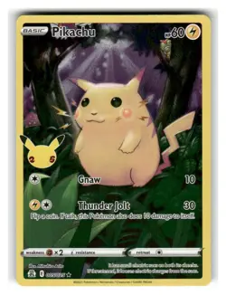 Pikachu 005/025 Holo Rare Celebrations Pokemon Near Mint - Image 1