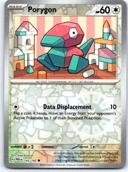 Porygon 142/182 Common Paradox Rift Pokemon NM - Image 1