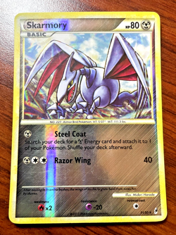 Pokemon - SKARMORY 31/95 Rare- Reverse Holo- Call of Legends 2011 - Image 1