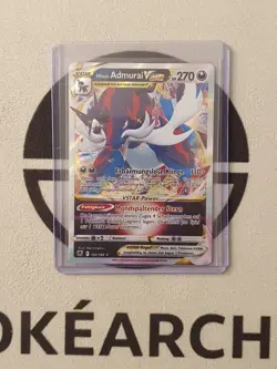 Pokemon Karte Hisui - Admurai Vstar 102/189 Schwert & Schild Set Deutsch NM - Image 1