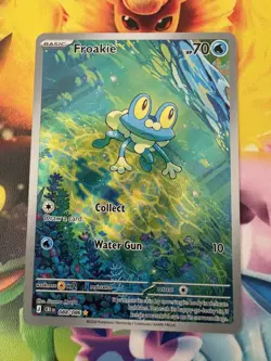 Froakie 88/86 Illustration Rare Pokemon Chaos Rising Full Art IR - Image 1