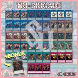 TRI-BRIGADE DECK 48 | Barren Blossom Fraktall Kitt Kerass Oath YuGiOh +BONUS - Image 2