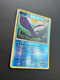Pokemon TCG Kyogre Call of Legends 12/95 Reverse Holo Rare LP - Image 2