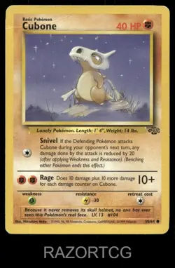 CUBONE 50/64 C JUNGLE POKEMON LP - Image 1