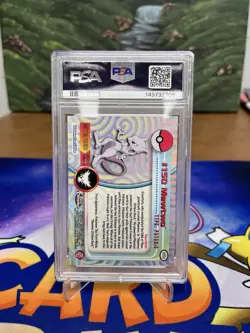 Topps 2000 Chrome Pokemon T.V. #150 Mewtwo PSA 8 - Image 2