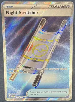 Nintendo Pokemon TCG Night Stretcher 173/132 ME01 Secret Rare Holo English 2025 - Image 1