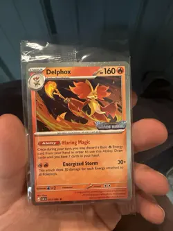 Pokemon Delphox Chaos Rising 013/086 STAMPED PROMO BEST BUY - Image 1