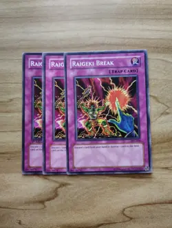 Yu-Gi-Oh! - Raigeki Break 3X - Full Playset - Image 1