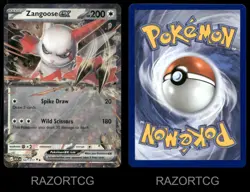 ZANGOOSE EX 167/217 DOUBLE RARE ASCENDED HEROES POKEMON NM/M - Image 4