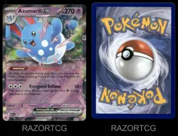 AZUMARILL EX 084/217 DOUBLE RARE ASCENDED HEROES POKEMON NM/M - Image 4