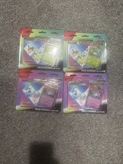 Lot Of 4 -Pokemon TCG Prismatic Evolutions Tech Sticker Collection - Image 1