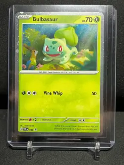 Bulbasaur SVP 046 Black Star Promo Cosmos Holo Pokemon 2023 Scarlet & Violet NM - Image 1