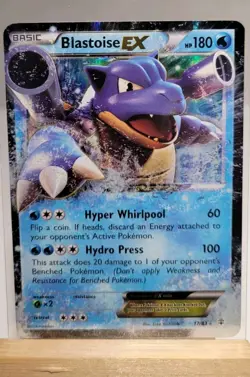 Pokemon Blastoise-EX Holo Ultra Rare Generations 17/83 MP Condition - Image 1