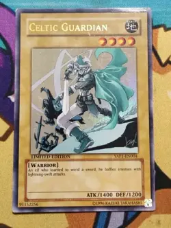 Celtic Guardian YAP1-EN004 Ultra Rare Limited Ed. Light Play Yu-Gi-Oh Konami - Image 1