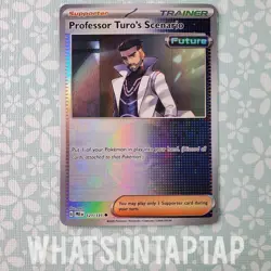 Pokemon Card Professor Turos Scenario 121/131 Poke Ball Prismatic Evolutions LP - Image 1