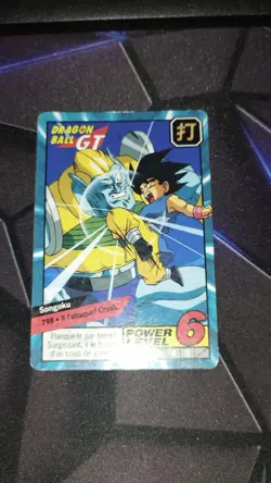 Carte Dragon Ball GT Grand Combat Part 9 798 Power Level Super battle card Z - Image 1