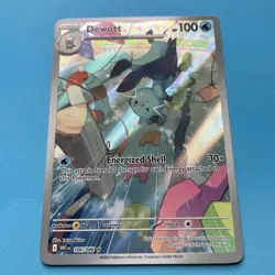 Dewott 106/086 Pokemon TCG Whit Flare Illustration Rare Card NM Condition - Image 1