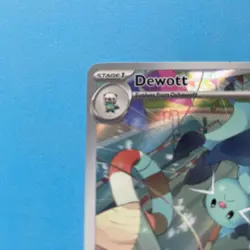 Dewott 106/086 Pokemon TCG Whit Flare Illustration Rare Card NM Condition - Image 3
