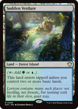 Sodden Verdure - Near Mint MTG Commander: Secrets of Strixhaven - Image 1
