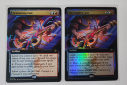 2x RESONATING LUTE - Ext. Art + 1x Foil - Secrets of Strixhaven - MTG Rare - Image 1