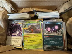 Pokemon TCG Bulk Card Pack (LOT OF 50 CARDS) GUARANTEED HOLO AND 8 REVERSE HOLOS - Image 1