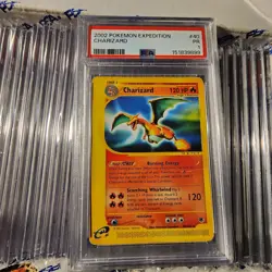 2002 POKEMON EXPEDITION #40 CHARIZARD PSA 1 Poor - Image 1