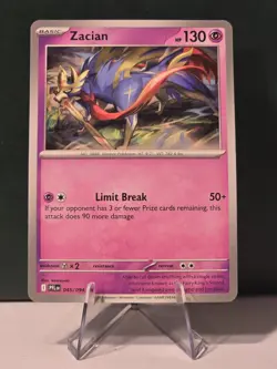Zacian 045/094 Non Holo Rare Deck Exclusive Phantasmal Flames Pokemon TCG NM - Image 1