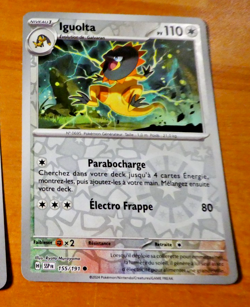 POKEMON ETINCELLES DEFERLANTES CARD REVERSE HOLO CARTE 155/191 SSP FR MINT 2024 - Image 1